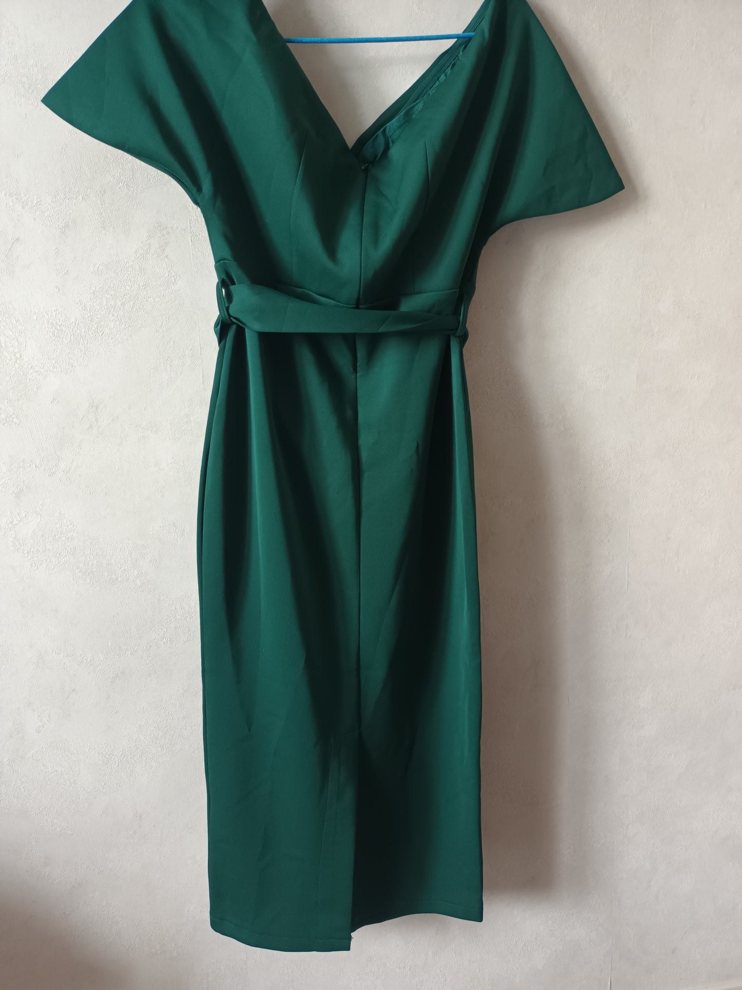 robe de soirée femme, robe cocktail élégante bandeau moulante mi longue col V