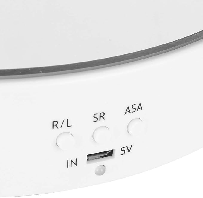 présentoir rotatif électrique motorisé plateau tournant à 360° dégré à 3 vitesses pour bijoux, montres, cosmétiques, jouets