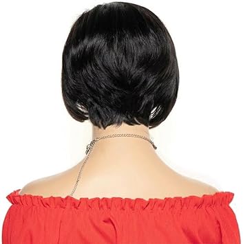 perruque lace front wig brésilienne pixie cut lace frontale