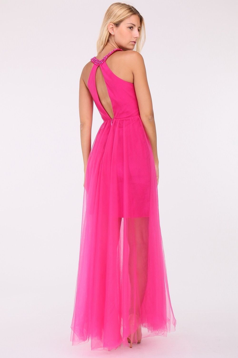 robe de soirée, mariage, cérémonie longue femme,robe de fête femme à tulle style trapèze