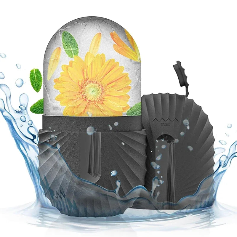 Rouleau de glace pour le visage, glaçon, massage beauté, moule à glace en silicone pour les poches sous les yeux, rouleau de glace pour le visage, rétrécit les pores