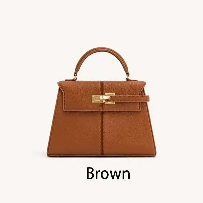sac à main en cuir trapézoïdal pour femme polyvalent mode Niche sac à main sacs à poignée supérieure sac de luxe femme