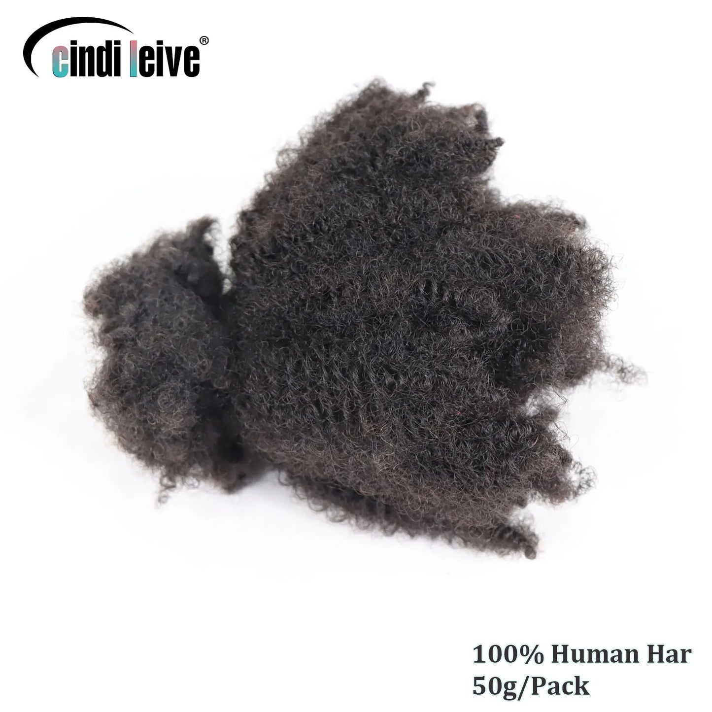 50g Natural Black Afro Kinky Curly Bulk Human Hair For Braiding Crochet Braiding Hair Extensions Locks For Hair Braids No Weft