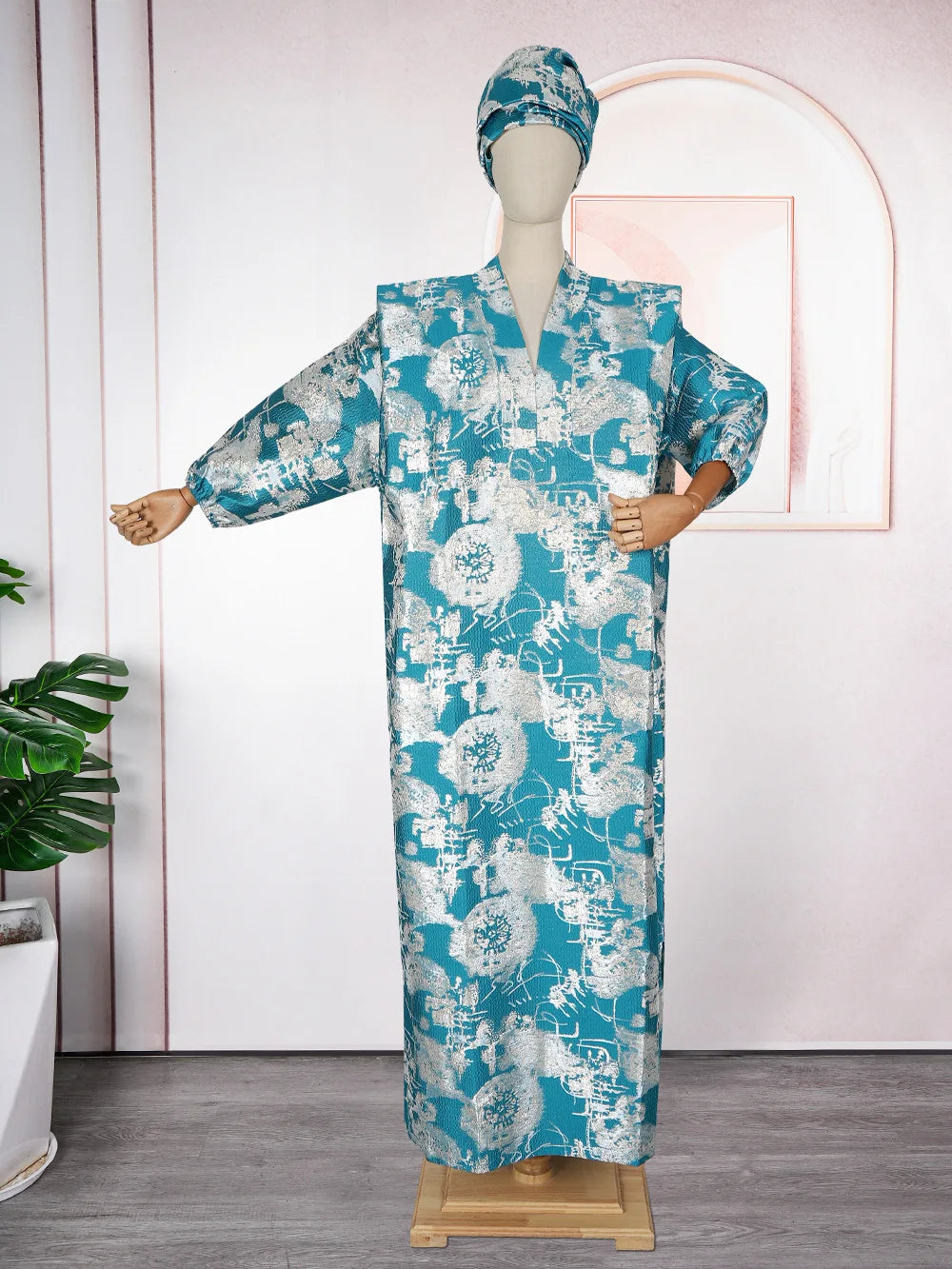 Vêtements traditionnels africains pour mariage traditionnel, robe longue avec foulard, hijab pour femmes, ensemble Dashiki Ankara, caftan, abayas, robe de fête, robe imprimée