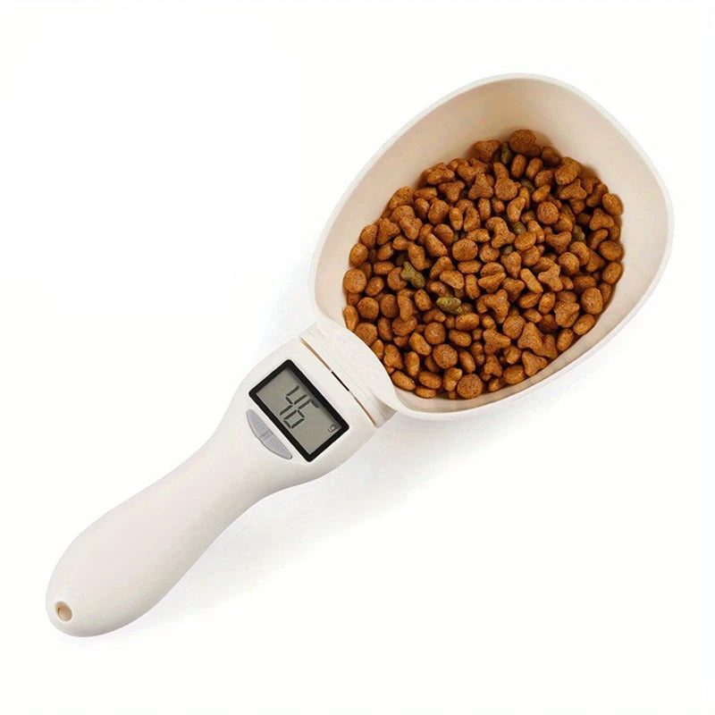 Cuillère doseuse numérique pour aliments de cuisine, cuillère doseuse pour aliments pour animaux de compagnie, adaptée aux chats et aux chiens, cuillère doseuse pour farine 800g/1Kg