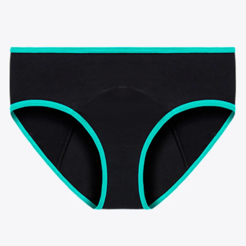 Lot de 3 culottes menstruelles pour femmes, anti-fuites, en coton, absorbantes, physiologiques