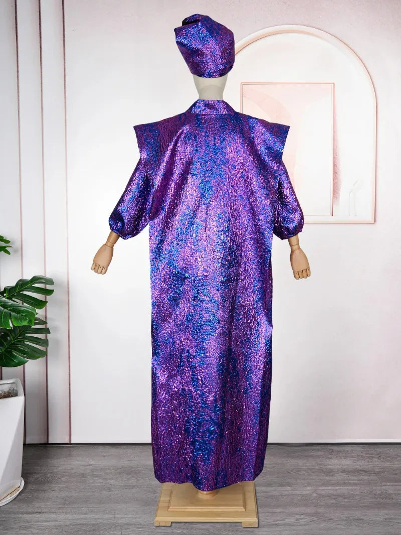 Vêtements traditionnels africains pour mariage traditionnel, robe longue avec foulard, hijab pour femmes, ensemble Dashiki Ankara, caftan, abayas, robe de fête, robe imprimée
