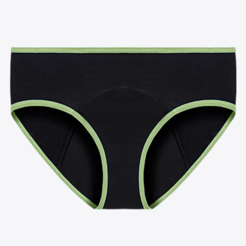Lot de 3 culottes menstruelles pour femmes, anti-fuites, en coton, absorbantes, physiologiques