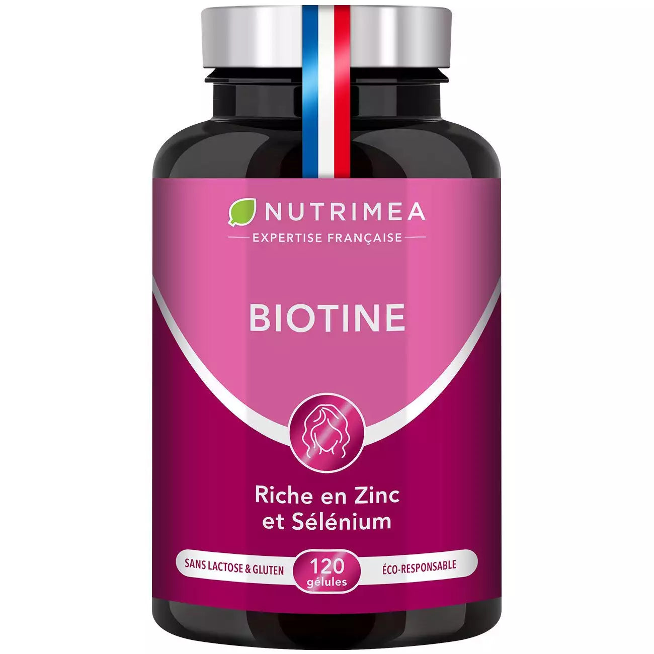 Complement alimentaire à base de biotine , vitamine B8 combiné au zinc et sélénium renforce les cheveux, ongles et la peau