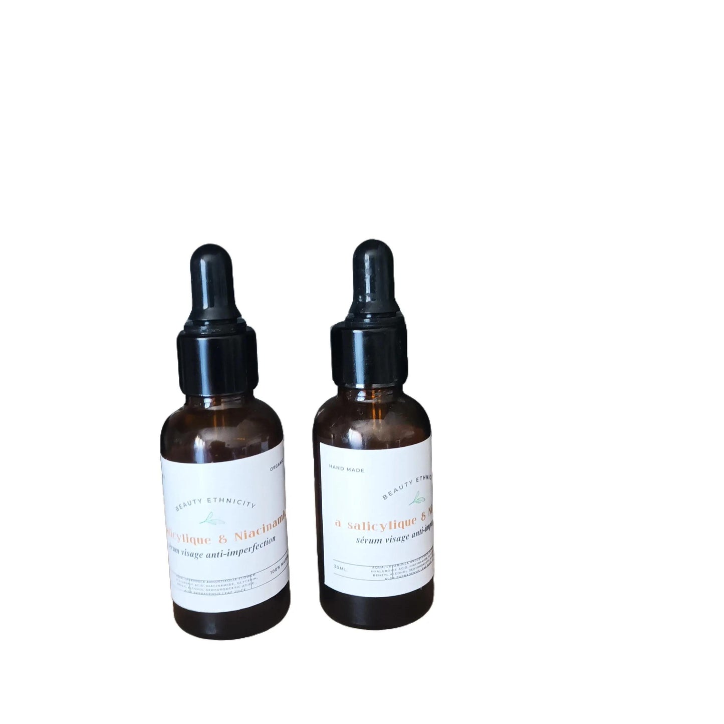 sérum visage anti-imperfection à l'acide salcylique et niacinamide pour combattre l'acné, atténuer les points points et réduire l'excès de sébum
