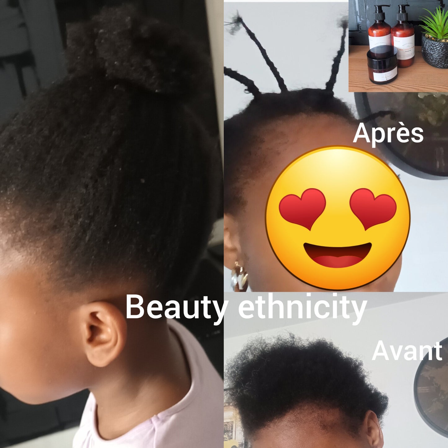 crème capillaire pour stimuler pousse de cheveux crépus , frissés et lisse à base d'huile chebe , ricin et vitamine E