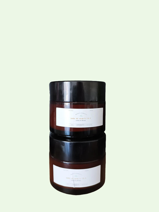 crème capillaire pour stimuler pousse de cheveux crépus , frissés et lisse à base d'huile chebe , ricin et vitamine E