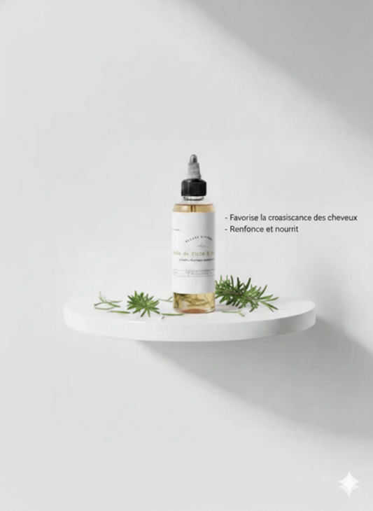 Sérum booster plus pour cheveux à base d'huile végétales pour activer la pousse huile de ricin , romarin qui nourrissent en profondeur