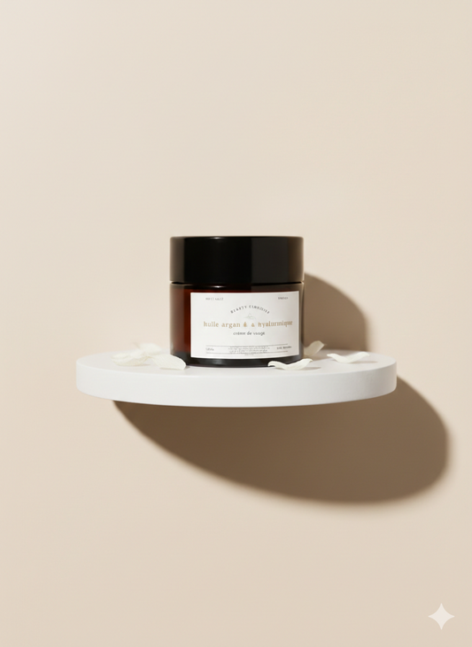 Crème de visage hydratante à l'huile d'argan et acide hyaluronique pour un teint  hydraté  et radieux-Beauty Ethnicity