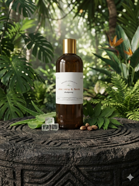 shampoing hydratant et anti-pelliculaire à base  de gel d'aloe vera