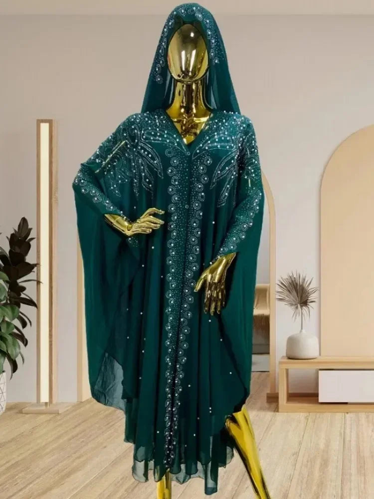 Robe de soirée grande taille pour femmes, Dashiki, mode musulmane, Abaya, vêtements africains, robe marocaine, robe caftan de luxe de Dubaï