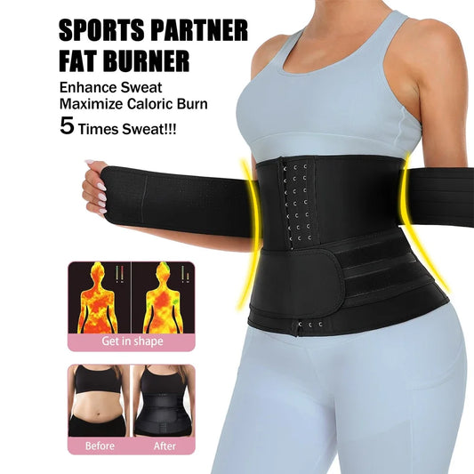 Ceinture amincissante pour femme, corset de sport, brûle-graisses, pour la perte de poids et la sudation