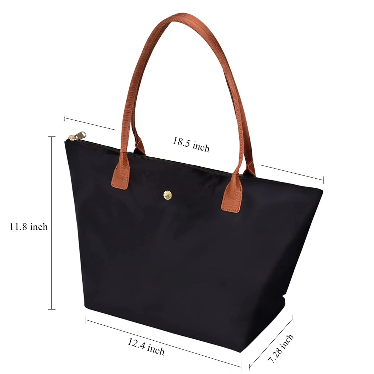 Sac fourre-tout grande capacité pour femme, sac à main à bandoulière simple, sac en cuir souple de bonne qualité