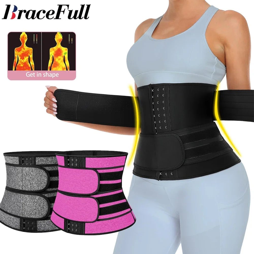 Ceinture amincissante pour femme, corset de sport, brûle-graisses, pour la perte de poids et la sudation