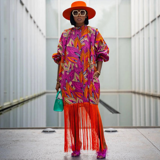 Robes africaines en polyester pour femmes, élégantes, manches longues, nouvelle mode musulmane, abayas, dashiki, caftan, maxi robe turque, Afrique