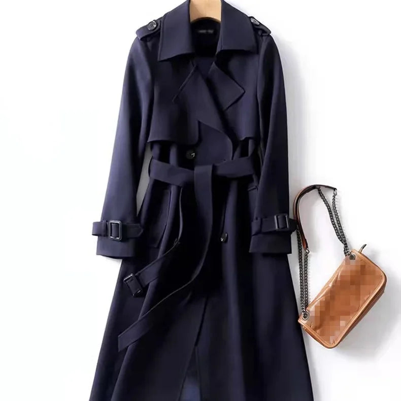 Female Coat Long Slim Fit Women's Windbreaker Jackets Parkas Offer Casual Cheap Harajuku Elegant Sleeve Pretty Demi-season Deals