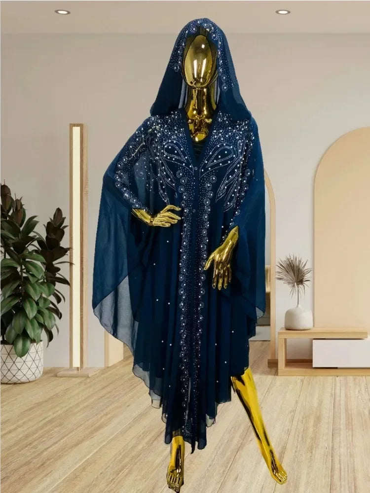 Robe de soirée grande taille pour femmes, Dashiki, mode musulmane, Abaya, vêtements africains, robe marocaine, robe caftan de luxe de Dubaï