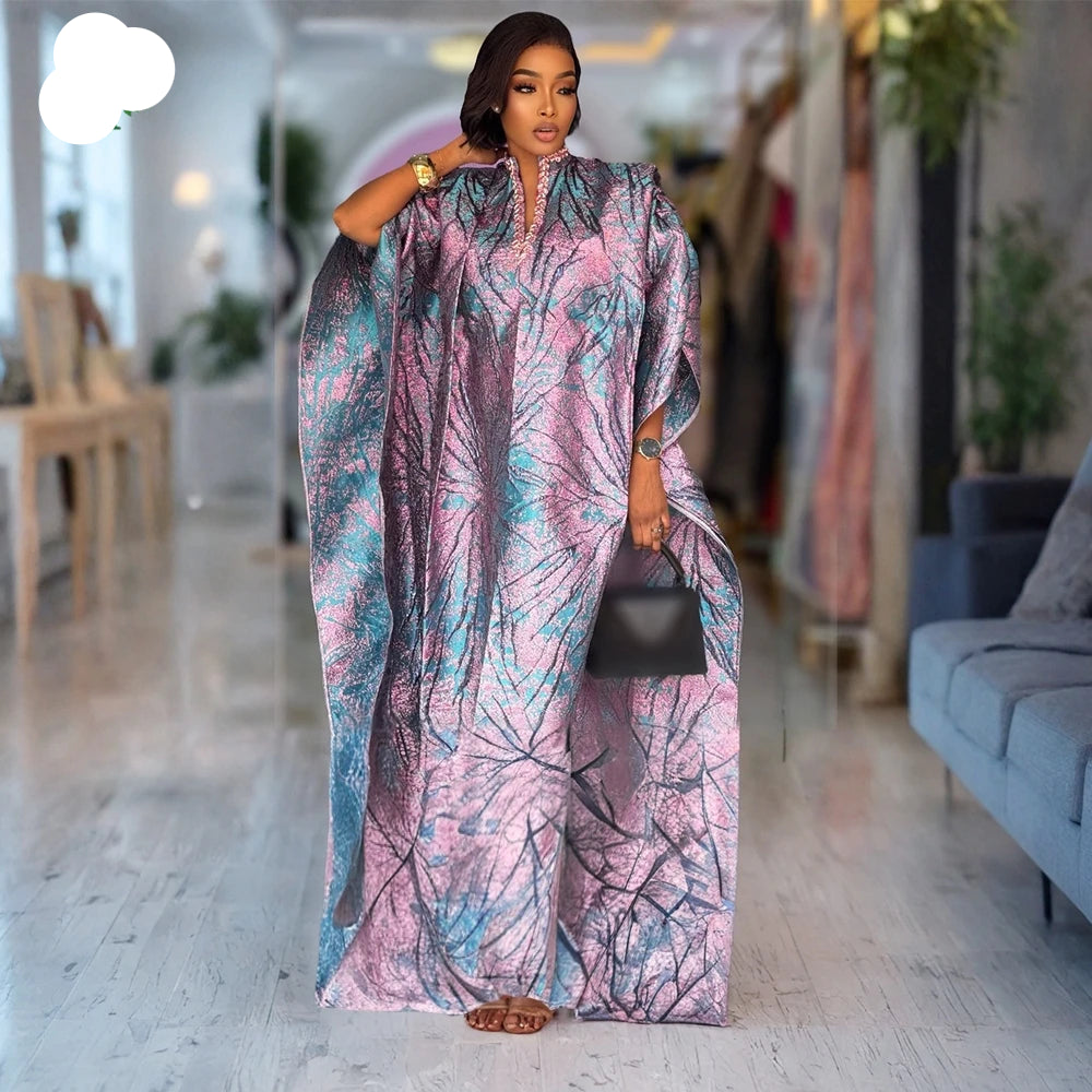 Vêtements africains pour femmes, robe caftan, robe de soirée tendance, robe d'été vintage, robe décontractée, robe musulmane, boubou