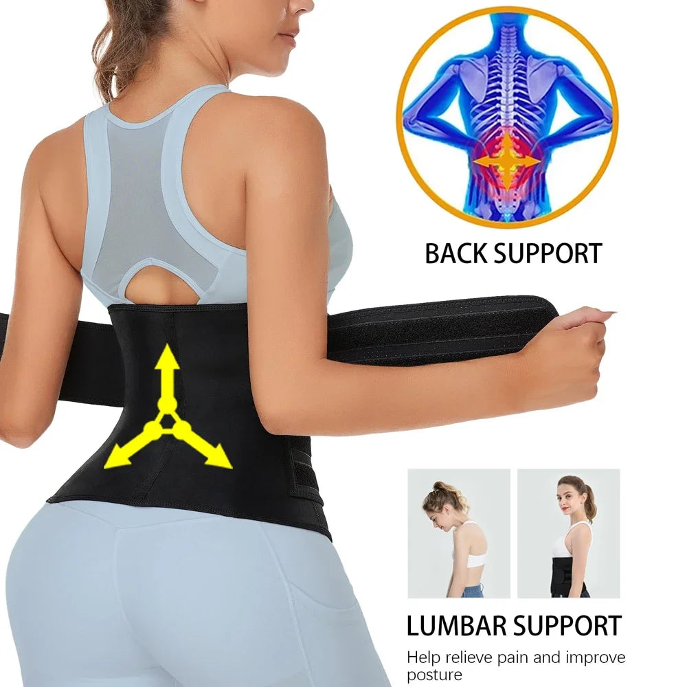 Ceinture amincissante pour femme, corset de sport, brûle-graisses, pour la perte de poids et la sudation