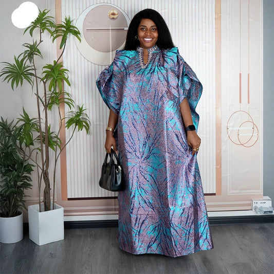 Vêtements africains pour femmes, robe caftan, robe de soirée tendance, robe d'été vintage, robe décontractée, robe musulmane, boubou