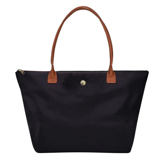 Sac fourre-tout grande capacité pour femme, sac à main à bandoulière simple, sac en cuir souple de bonne qualité